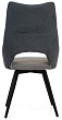 стул Манзано нога черная 1F40 (360°)  (Т180 светло-серый и Т177 графит)