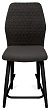 стул Кальяри полубарный-мини нога черная 500 (Т190 горький шоколад)