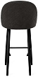 стул Капри-5 БАРНЫЙ нога черная 700 (Т190 горький шоколад)