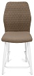 стул Кальяри полубарный-мини нога белая h500 (Т184 кофе с молоком)