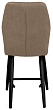 стул Кальяри полубарный-мини нога черная h500 (Т184 кофе с молоком)
