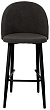 стул Капри-5 БАРНЫЙ нога черная 700 (Т190 горький шоколад)